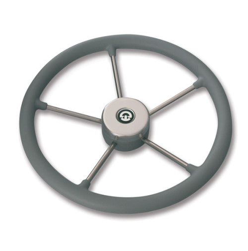 VR03 Steering Wheel -  Diameter 400mm Grey color - 62.00497.02 - Riviera 